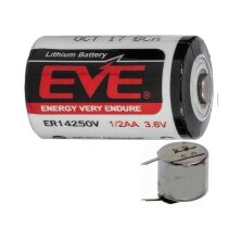 EVE ER14250 LS14250 1/2 AA Lithium-Thionylchlorid 3,6 V...