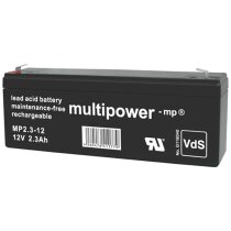 Multipower Blei-Akku MP2,3-12 Pb 12V / 2,3Ah...