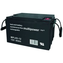 Multipower Blei-Akku MPL65-12 Pb 12V / 65Ah...