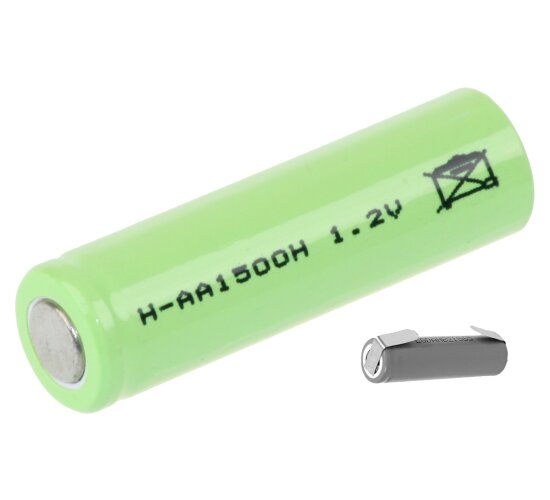 Mexcel Akku AA 1,2V / 1500mAh NS1500AAHT Hochtemperatur Lötfahne U