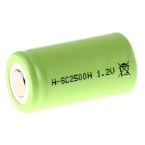 Mexcel Akku Sub-C 1,2V / 2500mAh NiMh  NS2500SCHT...