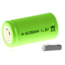 Mexcel Akku Sub-C 1,2V / 2500mAh NS2500SCHT...