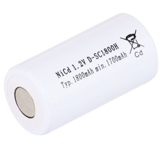 Mexcel Akku Sub-C 1,2V / 1800mAh NS1800SCH Hochtemperatur