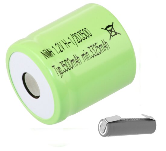 Mexcel Akku 1/2 D - 1,2V / 3500mAh NS1/2D3500 Ltfahne U