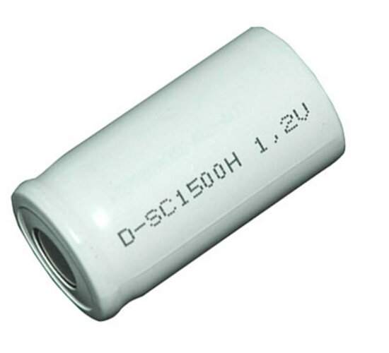 Mexcel Akku Sub-C 1,2V / 1500mAh NS1500SCH Hochtemperatur