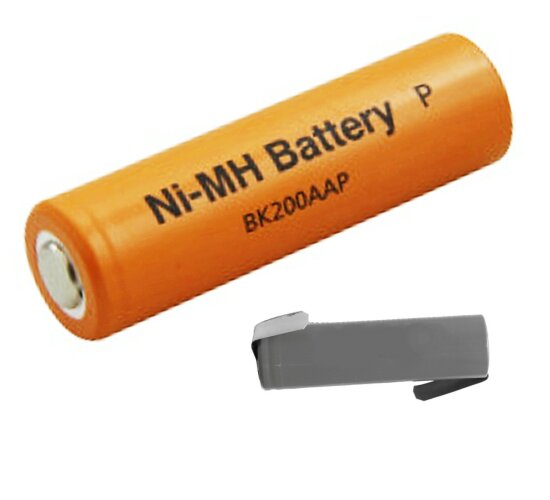 Panasonic  BK-200AAP - Mignon AA 1,2 Volt 1980mAh Ni-MH Industrial Flattop Lötfahne Z
