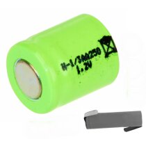 Mexcel Akku 1/3 AA 1,2V / 300mAh H-1/3AA250 NiMh...