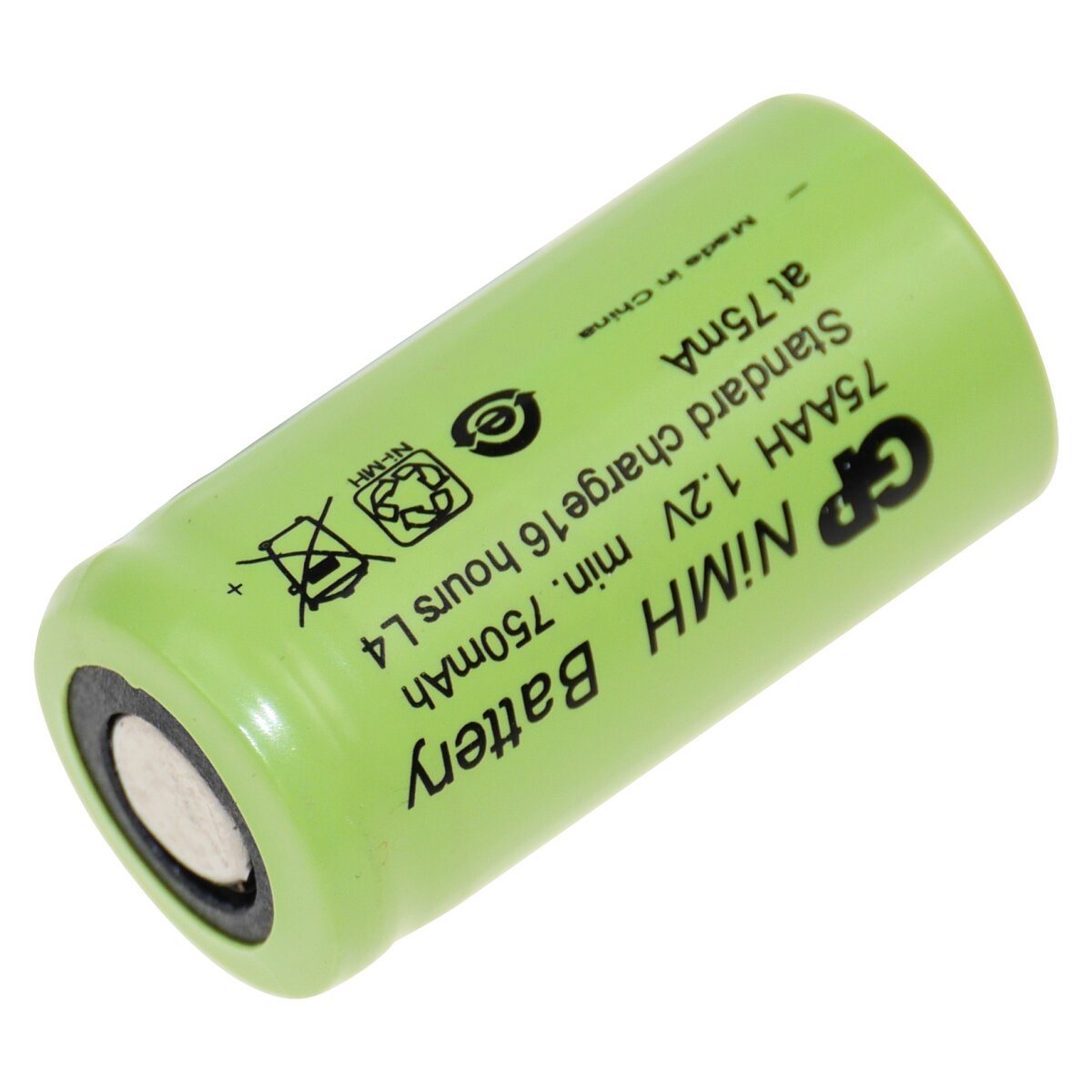 GP Akku 2/3 AA 1,2V / 750mAh GP75AAH NiMh, 2,78