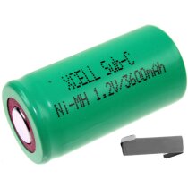 XCell Akku Sub-C 1,2V / 3600mAh NiMh X3600SCR Hochstrom...