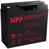 NPP Blei-Akku NPD12-20 12V / 20Ah zyklenfest M5 Innengewinde