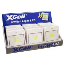 XCell Switch LED Light LED Lichtschalter Leuchte  ink. 3 x AAA Batterien