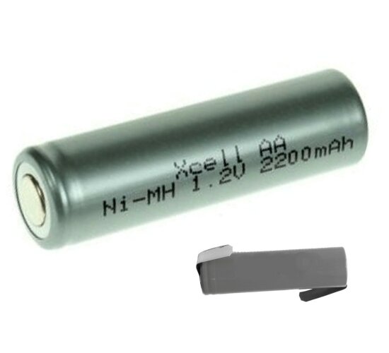 XCell Akku Mignon AA 1,2V / 2200mAh X2200AAI NiMhLötfahne Z