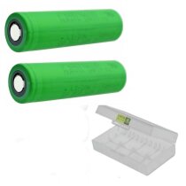 2 x Sony Akku 3,6 V US18650-VTC6   - Li-Ion 3100 mAh 30A...