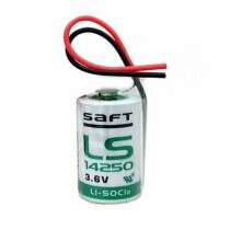 Saft Batterie LS14250 1/2 AA Lithium-Thionylchlorid 3,6 V...