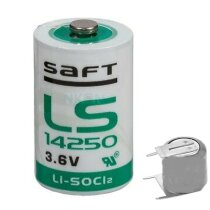 Saft Batterie LS14250 1/2 AA Lithium-Thionylchlorid 3,6 V...