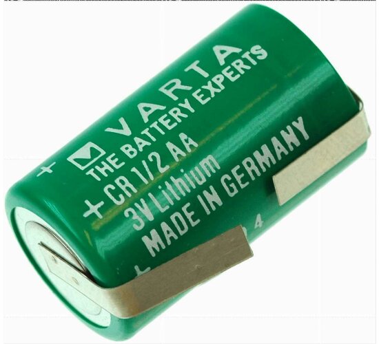 VARTA CR1/2AA Lithium-Batterie 3 Volt 950mAh  6127 mit Lötfahne U