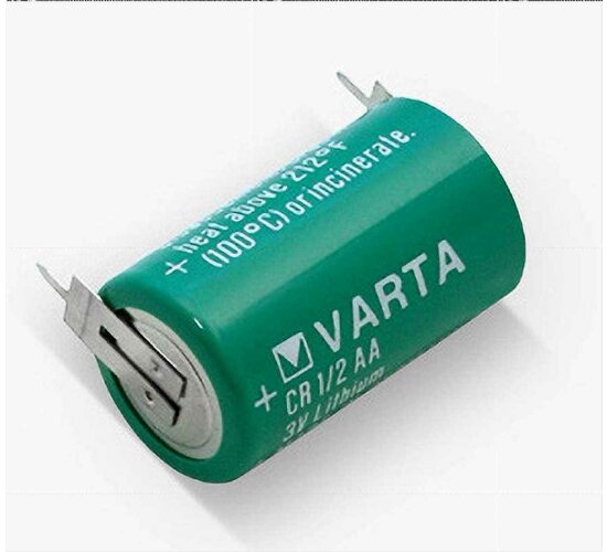 VARTA CR1/2AA Lithium-Batterie 3 Volt 950mAh  6127 mit Print Pin 1 +/-