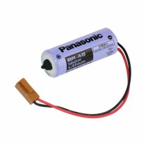 Panasonic Lithium 3V Batterie BR-AG + JAE-Stecker IL-2S-S3L A Zelle 2200 mAh Hochtemperatur