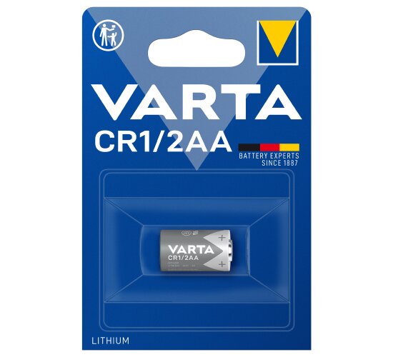 Varta Lithium CR 1/2 AA Batterie Lithium 3 Volt 1er Blister