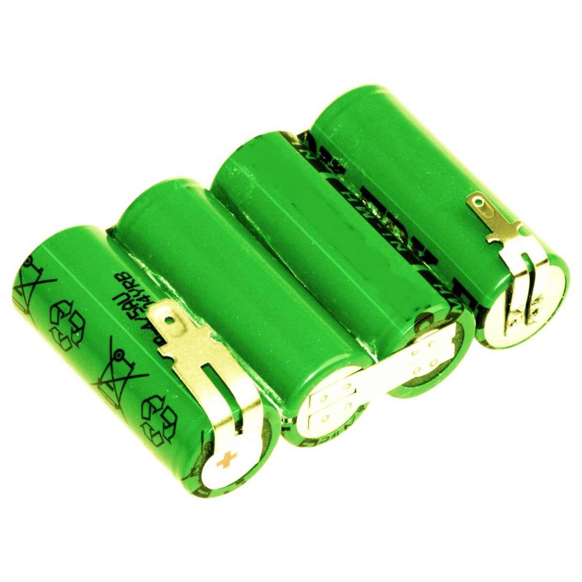 Xcell Akku für WOLF ACCU 60 60 mit Faston +4,8mm -2,8mm 4,8V 2200 mAh