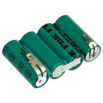 FDK Akkupack 4,8V / 2150mAh  mit Faston +4,8mm -2,8mm...