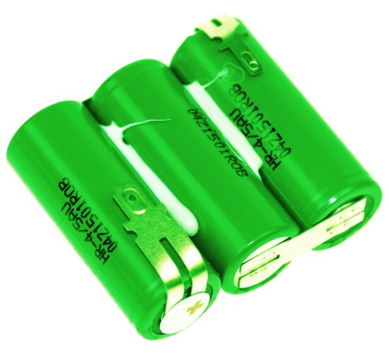 Xcell Akku für WOLF ACCU 60 45  mit Faston +4,8mm -2,8mm 3,6V 2200 mAh