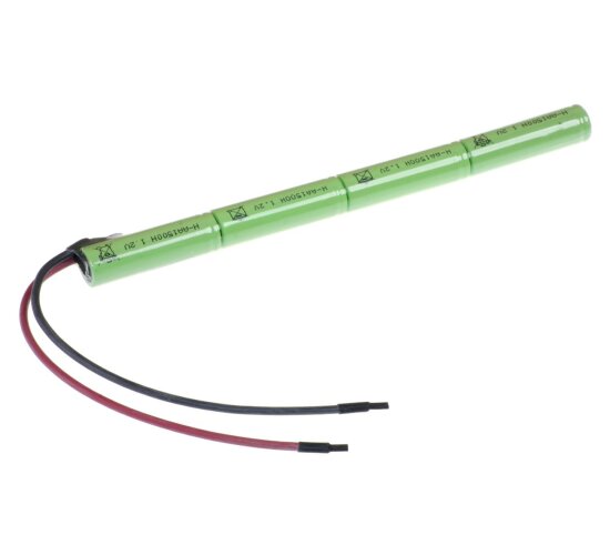 Mexcel Akkupack 4,8V/1500mAh NiMh AA Hochtemperatur Säule4 m Silikonkabel 0,5 qmm