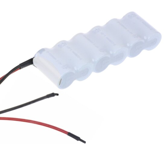 Mexcel Akkupack 7,2V / 2500mAh HT NiCd Akku C - S6 r mit Silikonkabel 20 cm