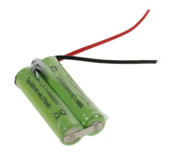 Mexcel Akkupack 2,4V Akku 600mAh - Hochtemeratur 2S + Silikonkabel 0,5qmm