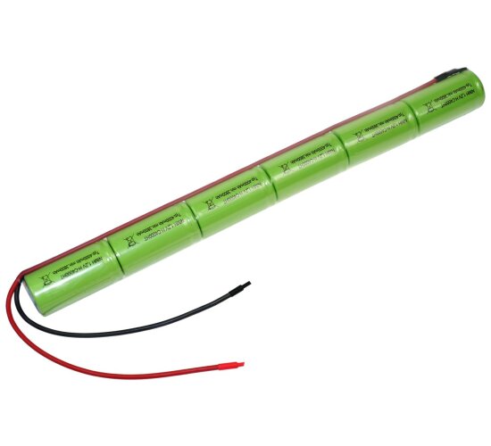 Mexcel Akkupack 7,2V 2500mAh C Hochtemperatur Säule Silikonkabel 20 cm Akku NiMh