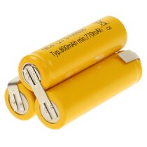 Mexcel Akkupack 3,6V / 800mAh NiCd 1x3 Delta mit...