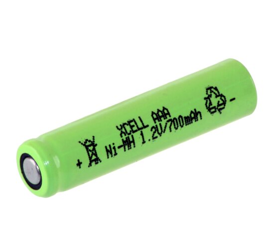 XCell Akku Micro AAA 1,2V / 700mAh X700AAAI Industrie Flattop