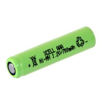 XCell Akku Micro AAA 1,2V / 700mAh X700AAAI Industrie...