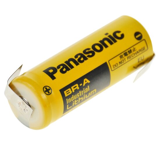 Panasonic Lithium 3V Batterie BR-A Industrie Zelle Lötfahne Z