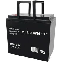 Multipower Blei-Akku MPL55-12 Pb 12V / 55Ah...