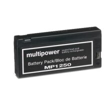 Multipower Blei-Akku MP1250 Pb 12V / 2Ah Klemmkontakt