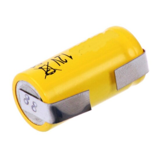 XCell Akku 1/2 AA 1,2V / 600mAh X1/2AA600 ndustrial Lötfahne U