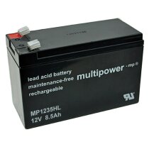 Multipower Blei-Akku MP1235HL Pb 12V / 8,5Ah Hochstrom -...