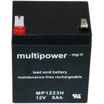 Multipower Blei-Akku MP1223H PB 12V / 5Ah Hochstrom,...