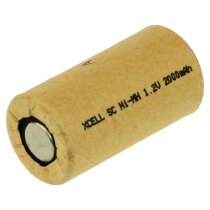 XCell Akku Sub-C 1,2V / 2000mAh X2000SCR NiMh PP Hochstrom