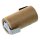 Akku  Sub-c 2500 mAh NICd   Hochstrom Zelle von Sanyo /  Panasonic  mit Lötfahne Z