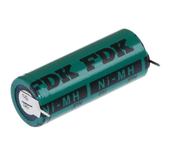 FDK / Sanyo Akku 1,2 V 2150 mAh  4/5 A Zelle  NiMh 17 mm x 43 mm Print  Pin1 +/+