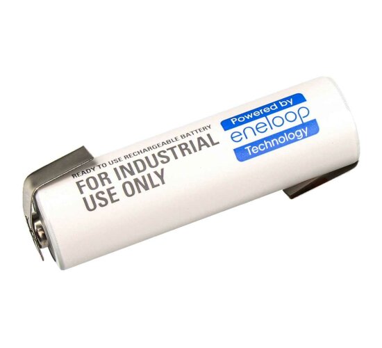 Akku 1,2V 2000 mAh,NiMh Panasonic eneloop AA Mignon mit Lötfahne Z