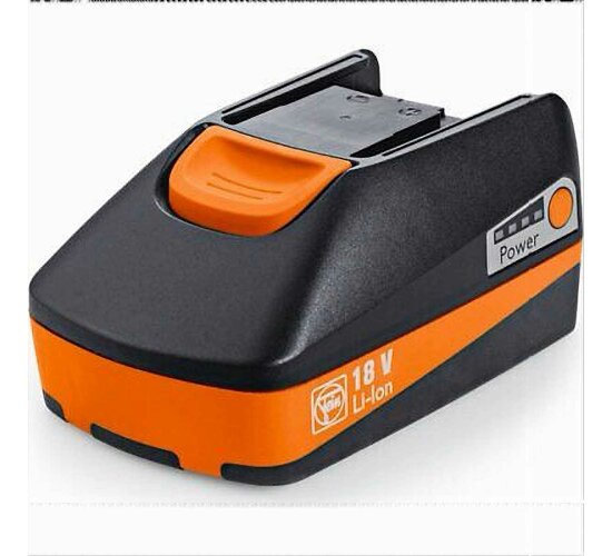 FEIN Akku 18 V  Neubestückt mit 3,0 Ah / 3000 mAh Li-Ion   92604182020  Orange