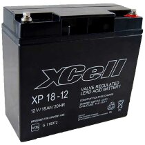 XCell Bleiakku XP18-12 Pb 12V / 18Ah VdS-Nr. G115072, M5...