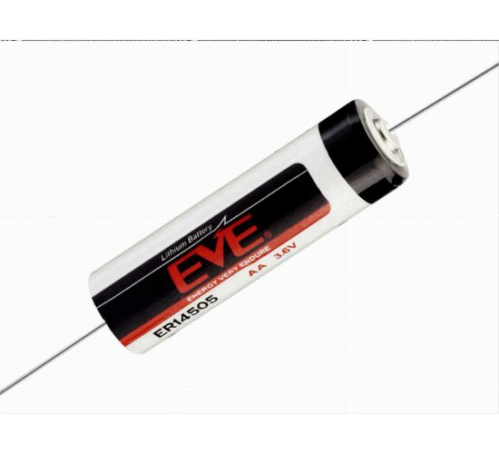 EVE ER14505 LS14500  AA Lithium-Thionylchlorid 3,6 V CNA Axialdraht Lötanschluss