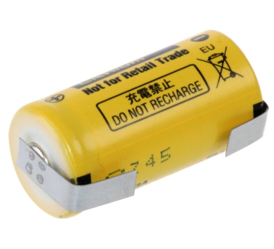Panasonic  Ersatz Batterie für Kundo G 20 Wärmemengenzähler Wasser WMZ BR 2/3 A Wärmezähler