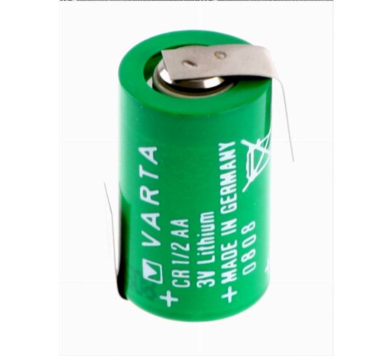 VARTA CR1/2AA Lithium-Batterie 3 Volt 950mAh  6127 mit Lötfahne Z
