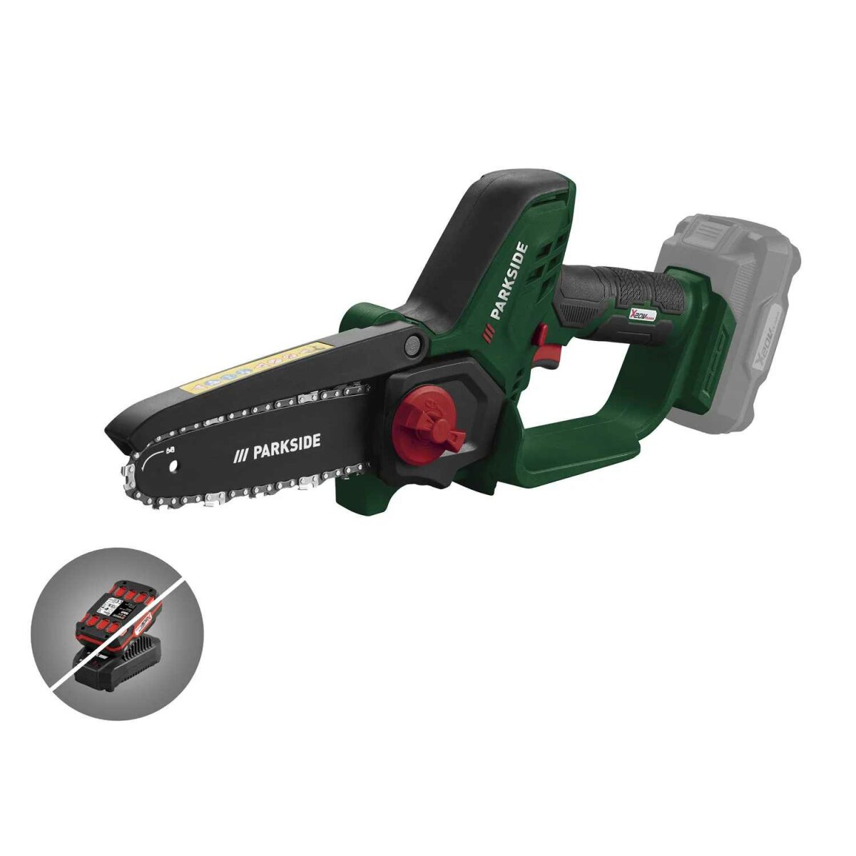 PARKSIDE 20V AkkuGehölzschneider PGHSA 20Li mit Akku und Ladegerät,