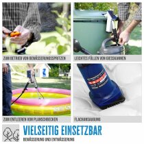 Güde Akku Regenfasspumpe 12V RFP 12-201-04 Gartenpumpe mit Akku und Ladegerät